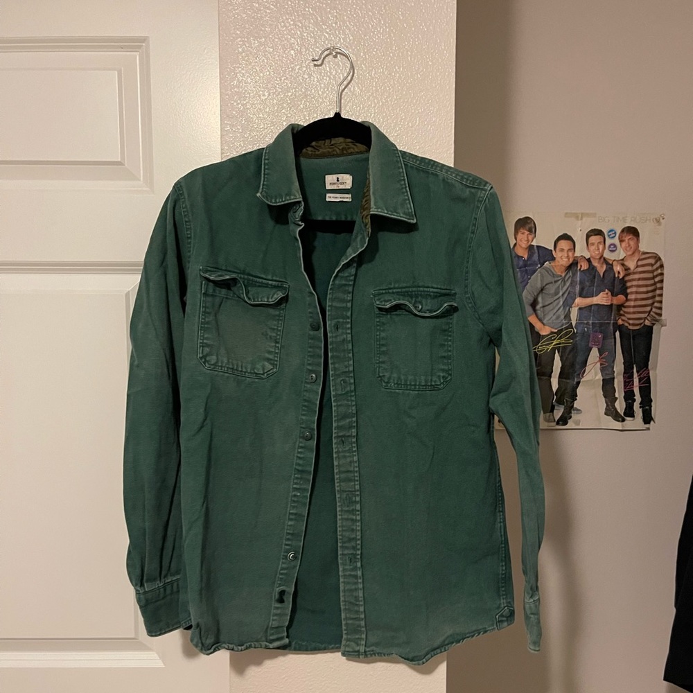 Penny Stock Forest Green Overshirt